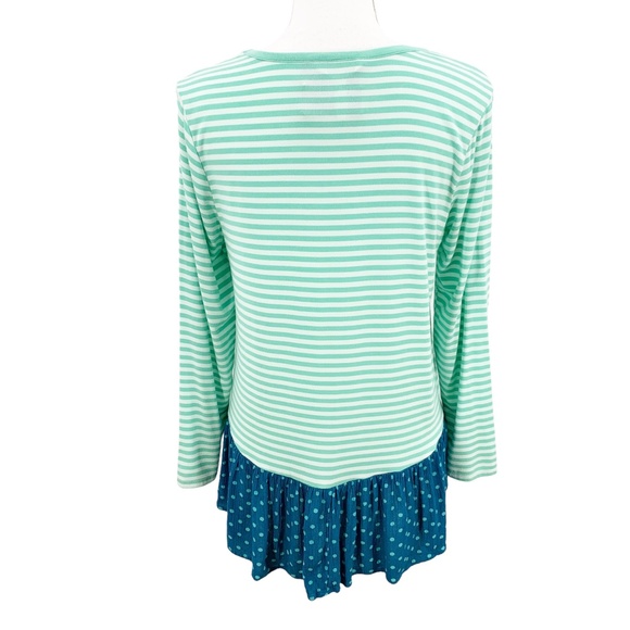 Matilda Jane Talk Tomorrow Striped Polka Dot Top Sz S - Picture 5 of 14